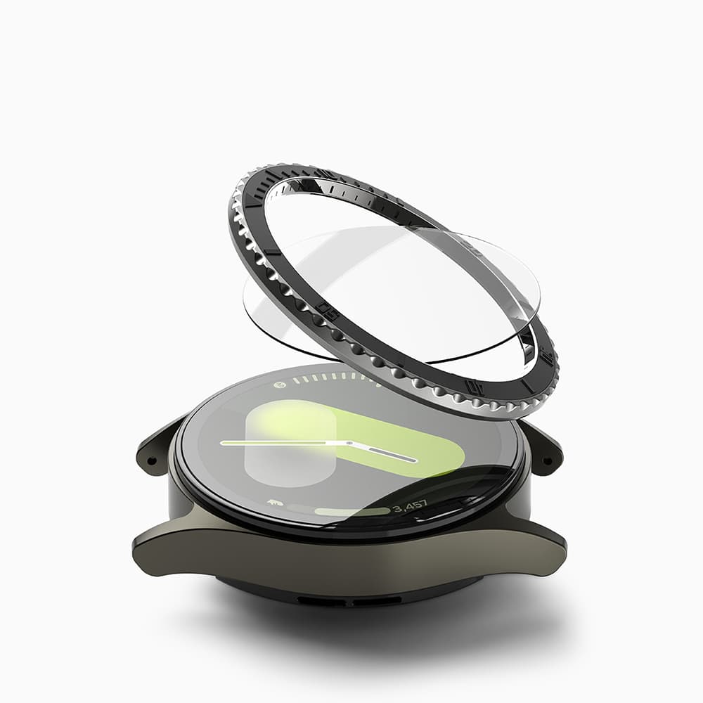 Ringke Prémiový Bezel Samsung Galaxy Watch7 40mm Black Pattern3 - náhled 3