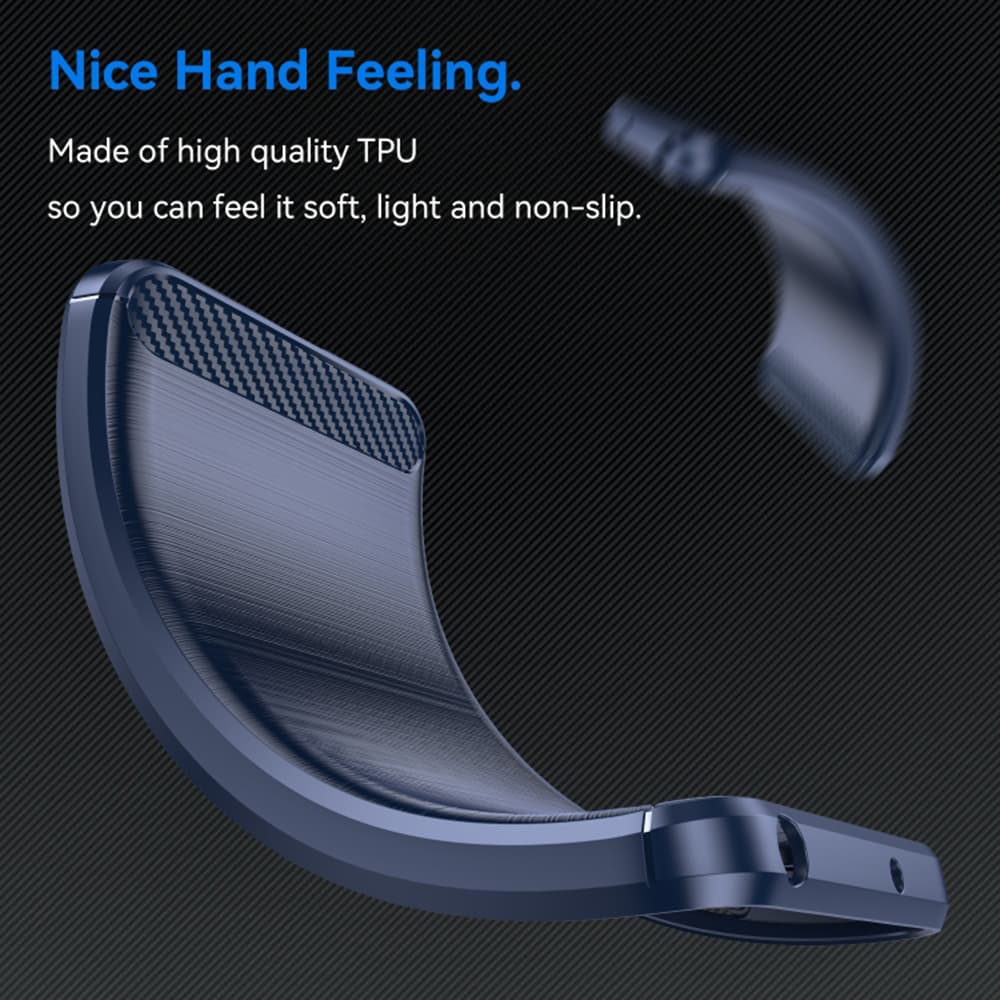 Techsuit Carbon Silicone pro Realme C61 Realme C63 modrá - náhled 3