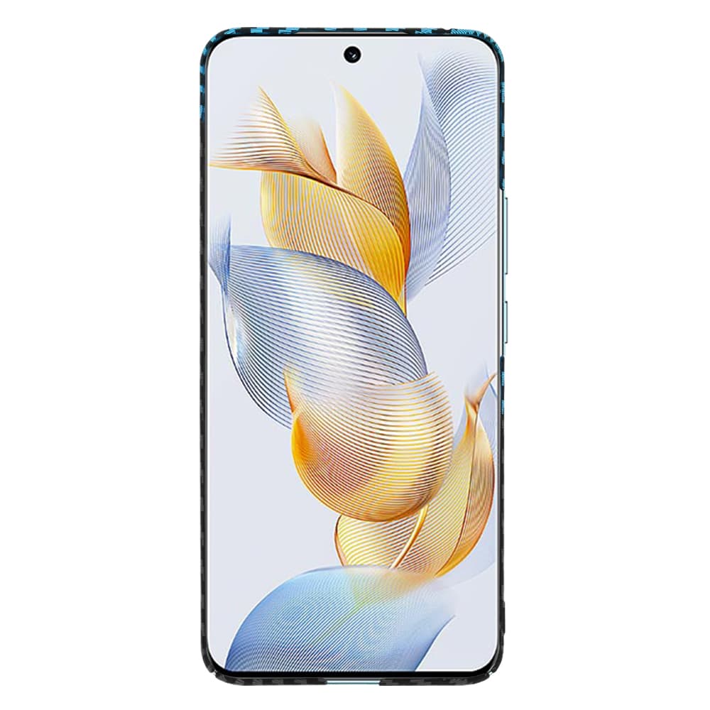 Techsuit Carbonite FiberShell obal pro Honor 90 Blue Pulse - náhled 3