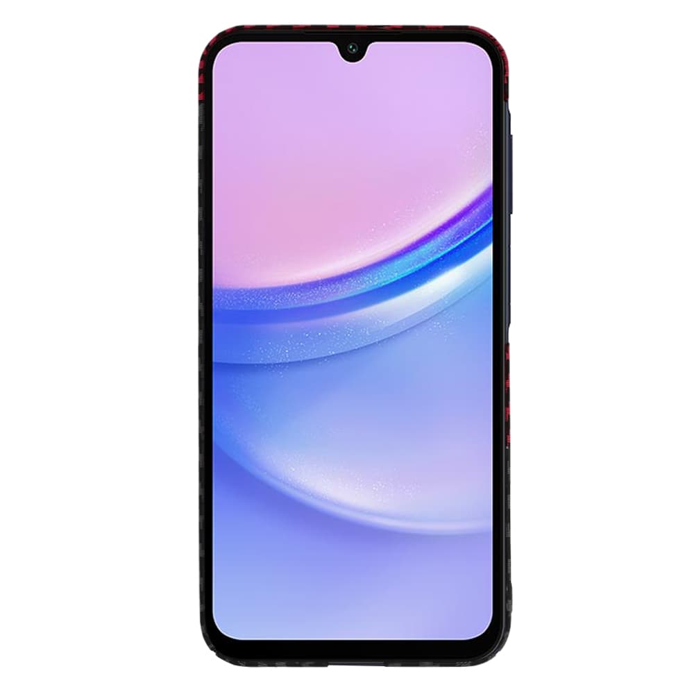 Techsuit Carbonite FiberShell Samsung A15 4G 5G RedVortex - náhled 3