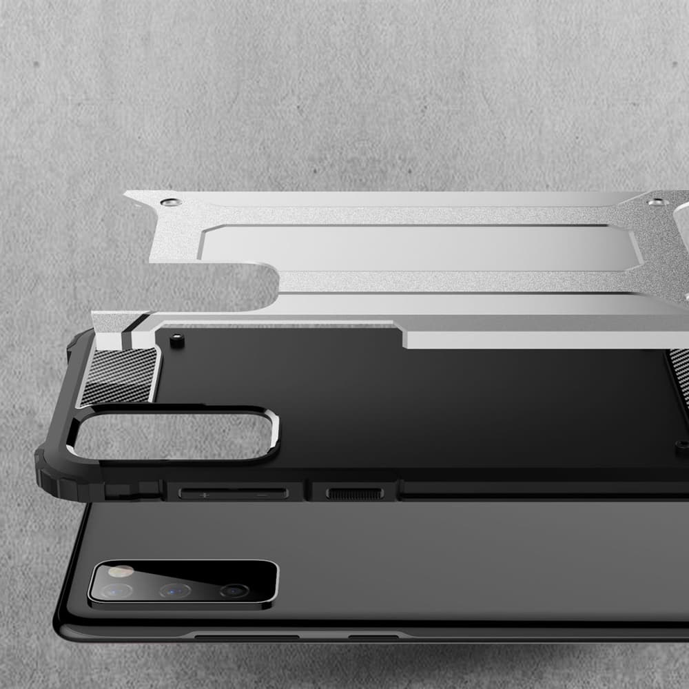 Techsuit Hybridní kryt Samsung Galaxy S20 FE 4G S20 FE 5G Černá - náhled 3