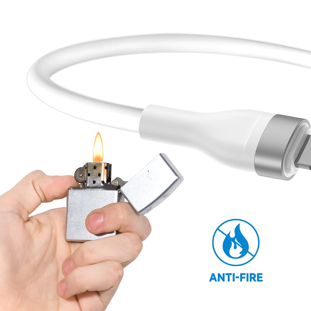 Lito Data Cable LD02C USB na Type-C Rychlé nabíjení 2.4A 1.2m Bílá - náhled 3