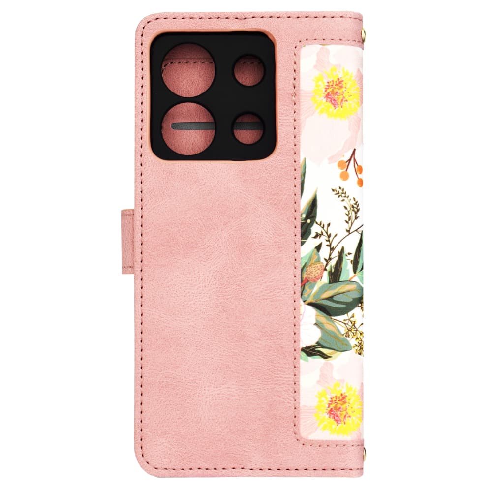 Techsuit FlipCraft Xiaomi Redmi Note 13 5G Sladká růžová - náhled 3