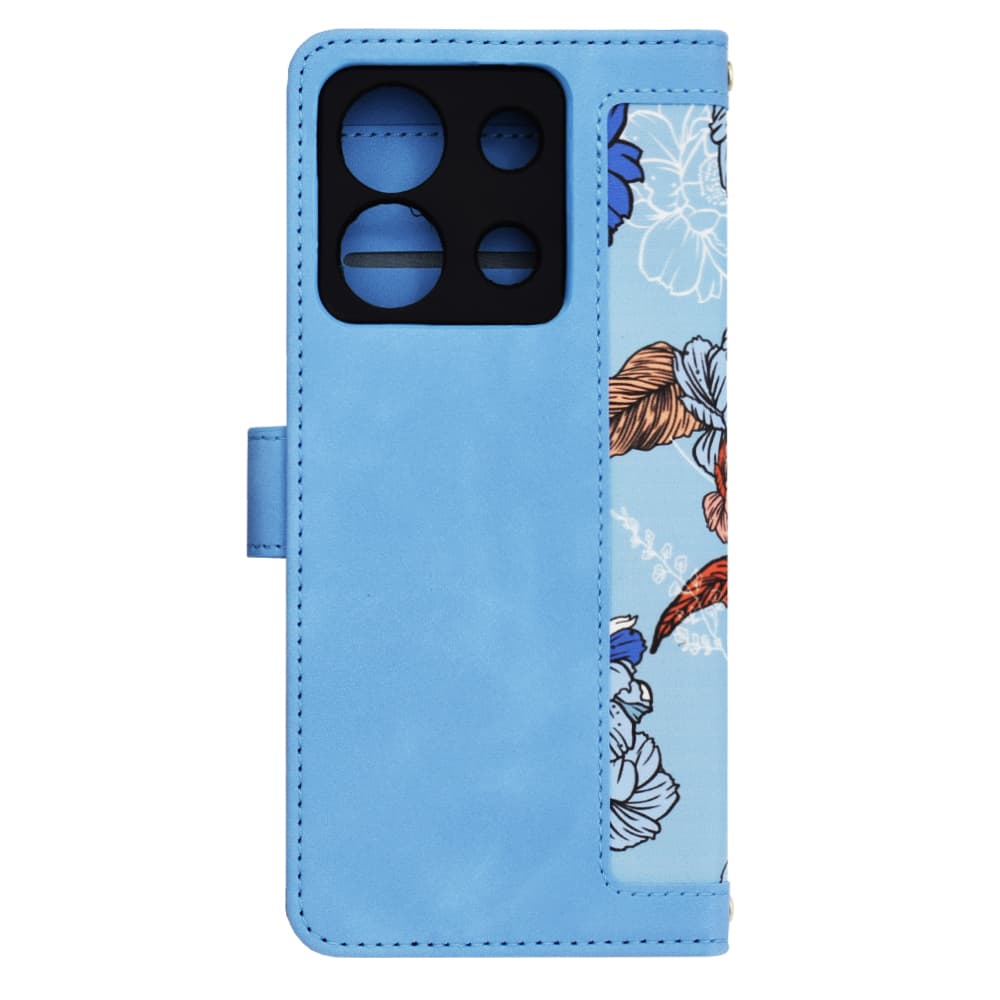 Techsuit Vyklápěcí kryt Redmi Note 13 Pro 5G Poco X6 Zářivě modrá - náhled 3