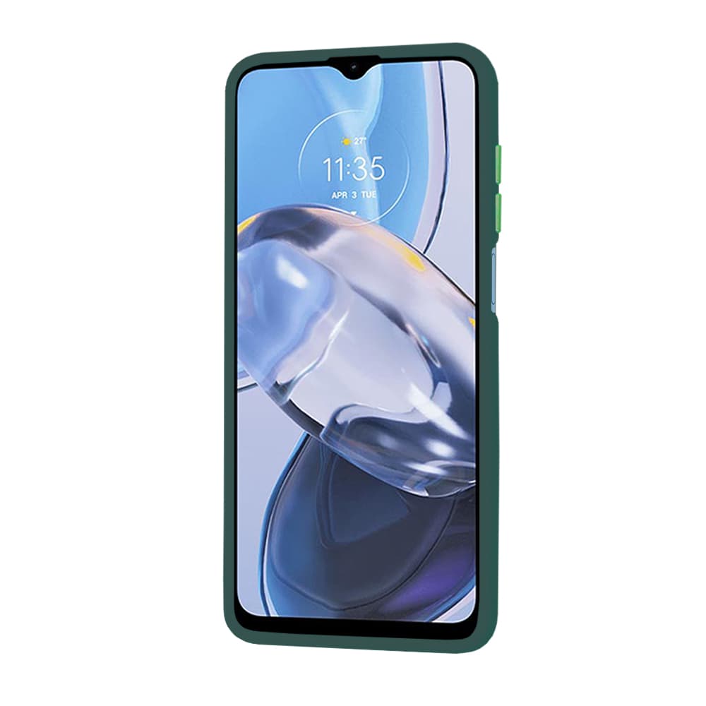 Techsuit HaloFrost Series Motorola Moto E22 Midnight Green - náhled 3
