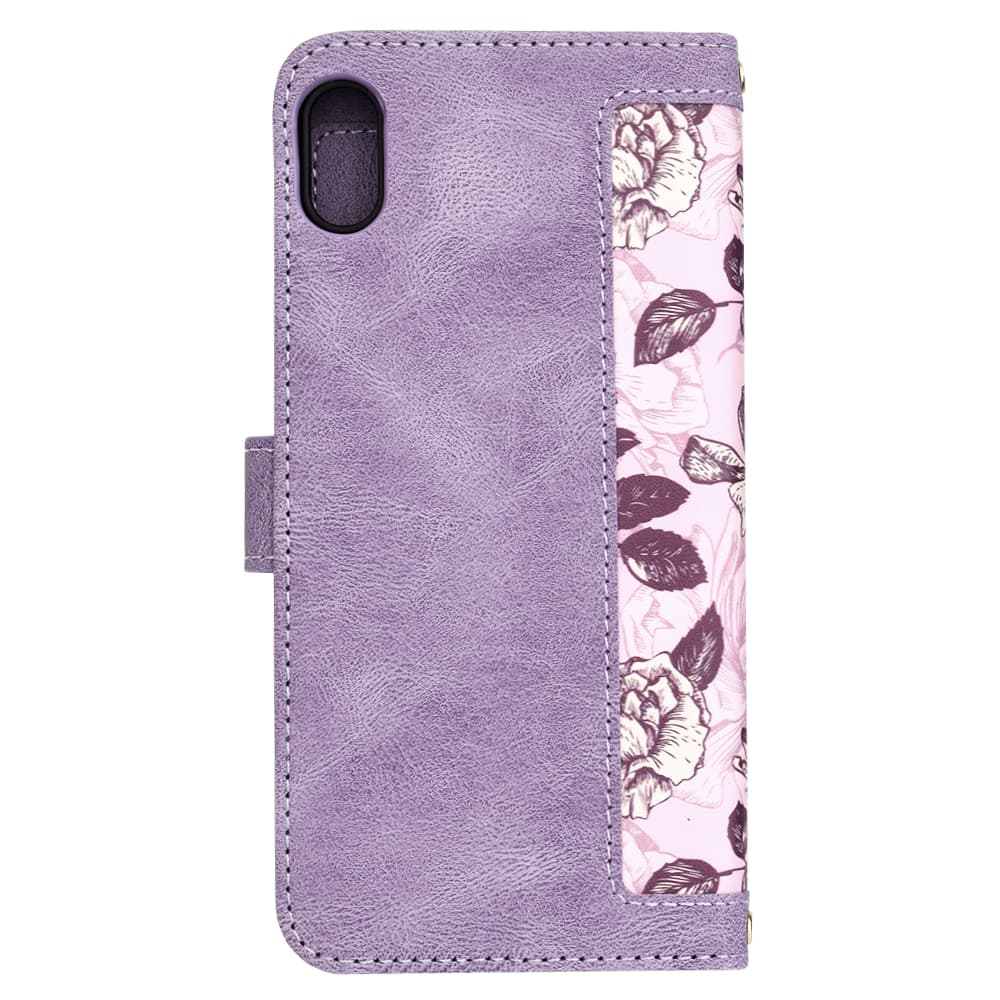 Flipové pouzdro Techsuit FlipCraft pro iPhone XS Max fialové - náhled 3