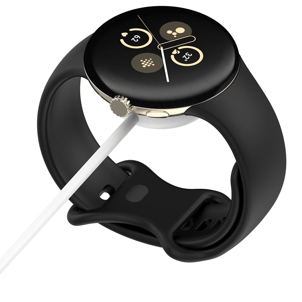 Techsuit bezdrátový nabíjecí kabel THC5 pro Google Pixel Watch 3 2 Fitbit Ace LTE Type-C bílý - náhled 3