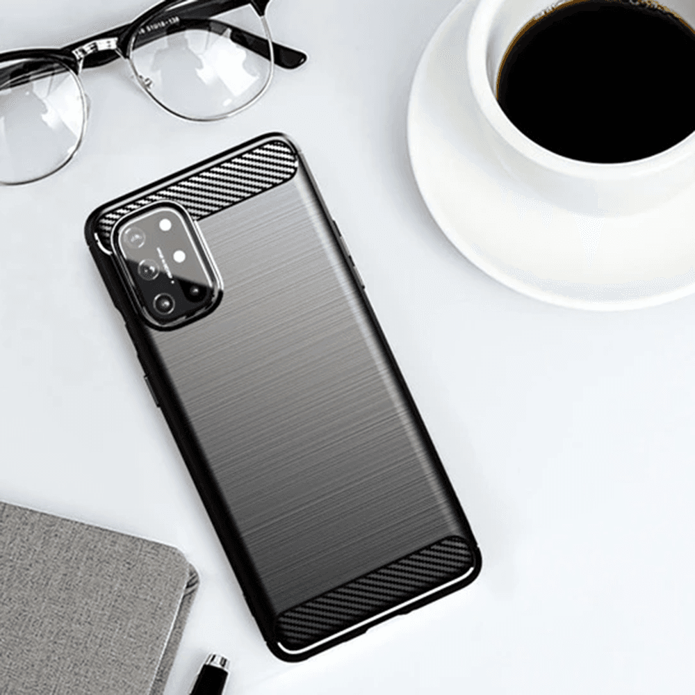 TechSuit Carbon Silicone OnePlus 8T Černá - náhled 3