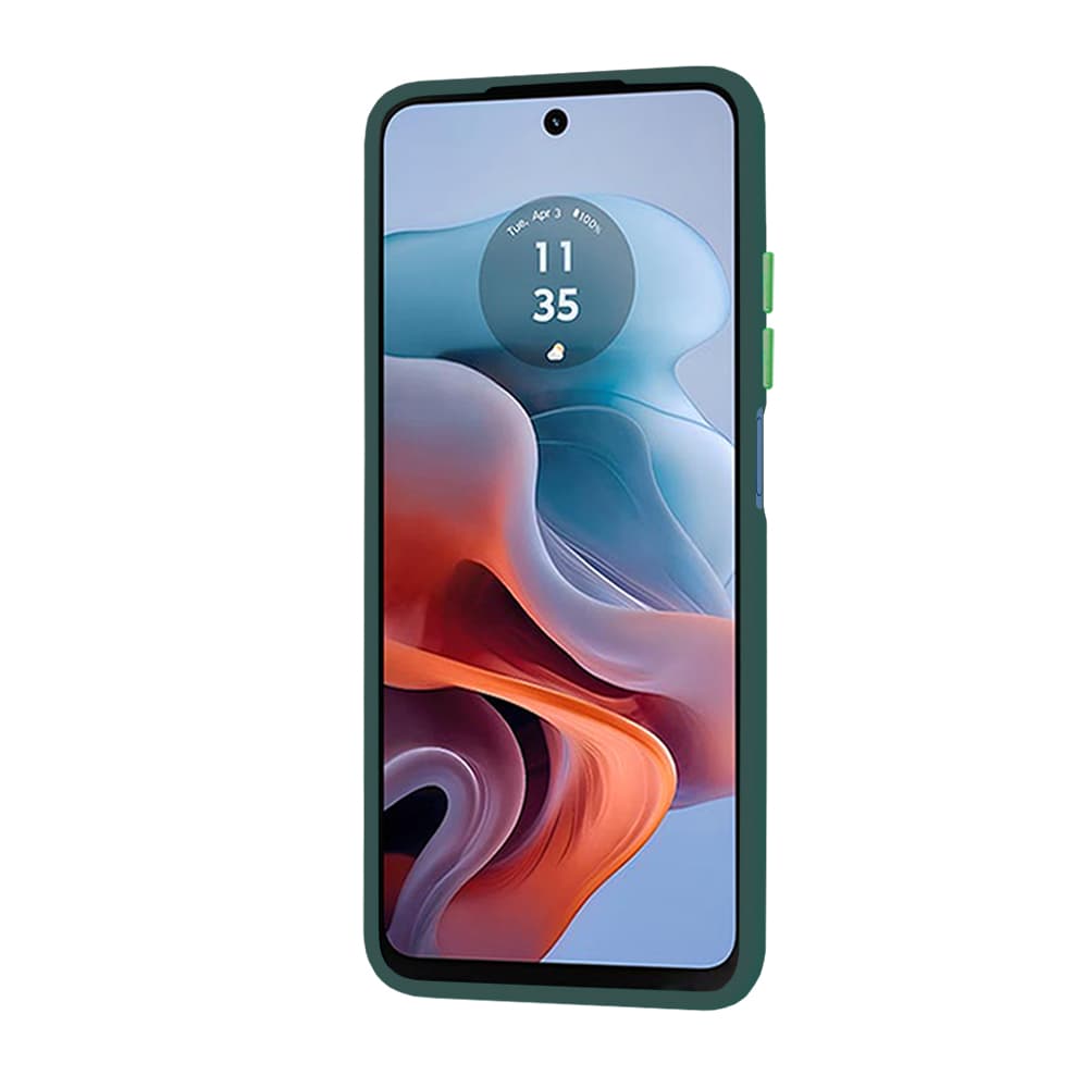 Techsuit HaloFrost Series Motorola Moto G34 G45 Midnight Green - náhled 3