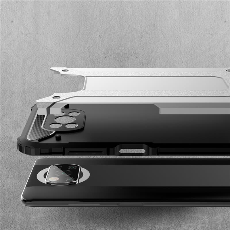 Techsuit Hybridní pouzdro Poco X3 X3 NFC X3 Pro Černá - náhled 3