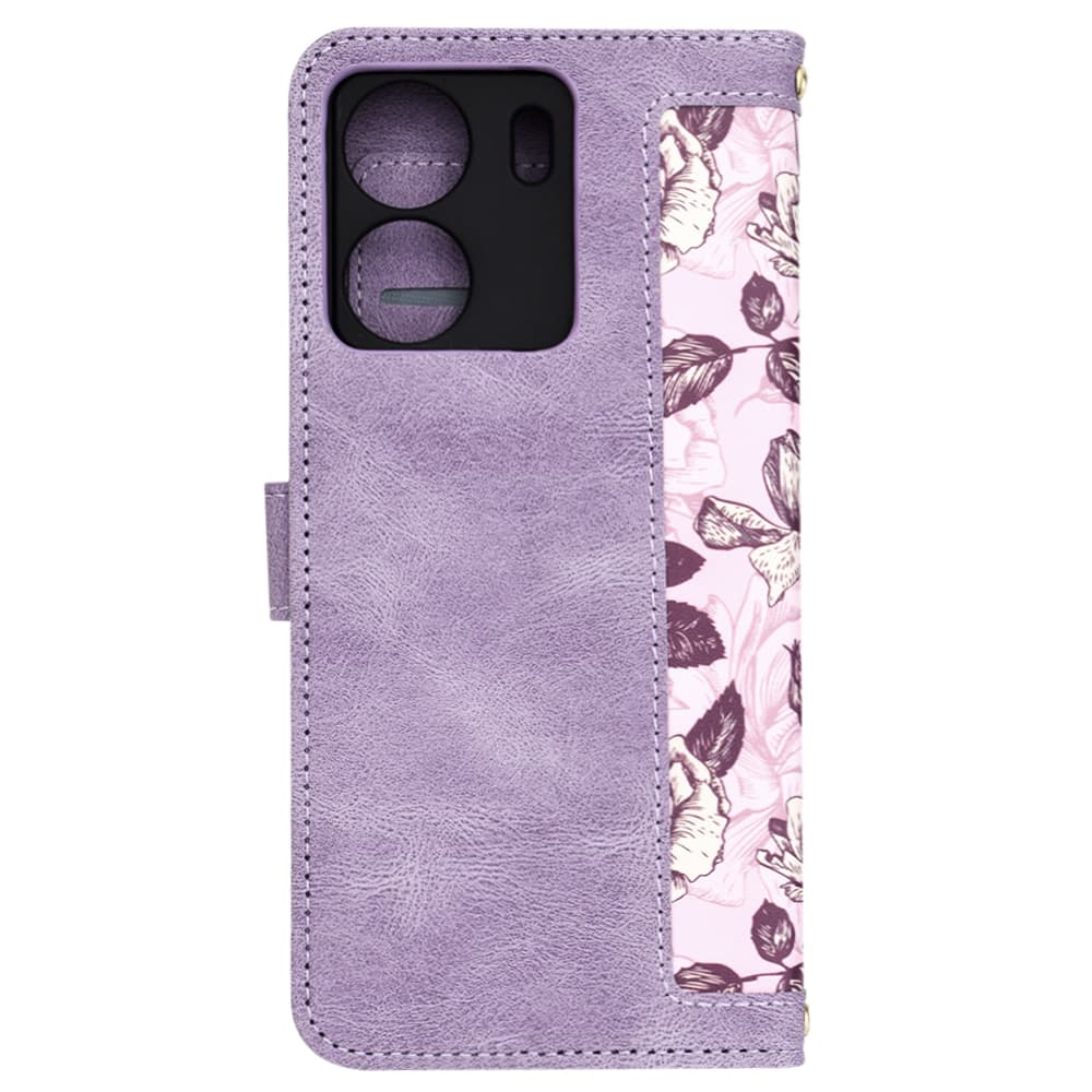 Techsuit FlipCraft obal Xiaomi Redmi 13C 4G Poco C65 fialový - náhled 3