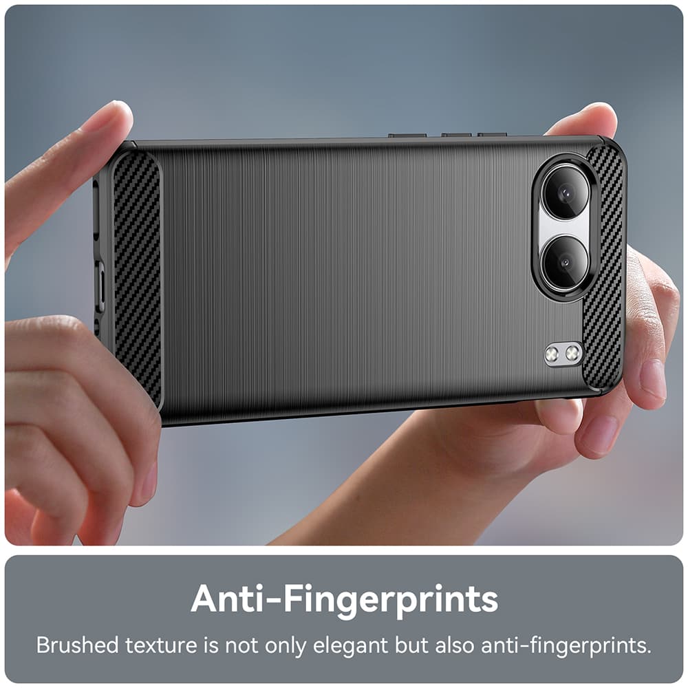 Techsuit Carbon Silicone pro OnePlus Nord 4 černá - náhled 3