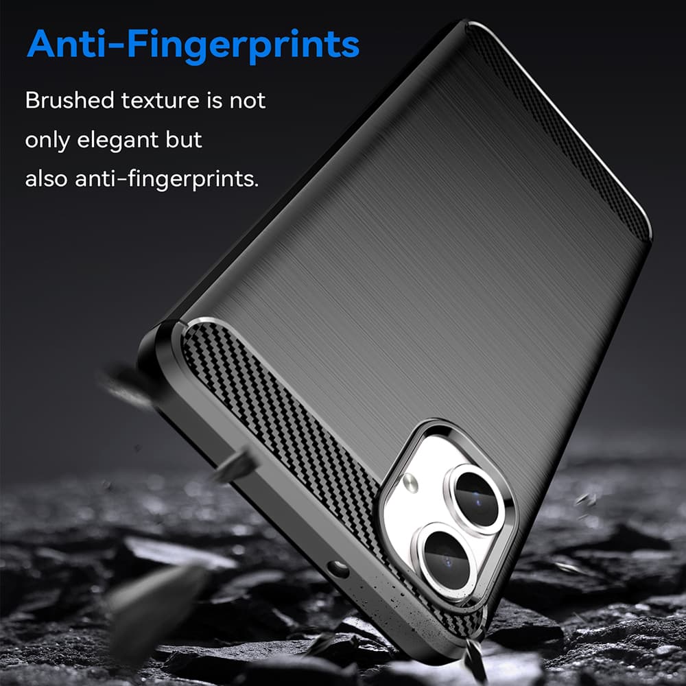 Techsuit Carbon Silicone pro Samsung Galaxy A06 černý - náhled 3