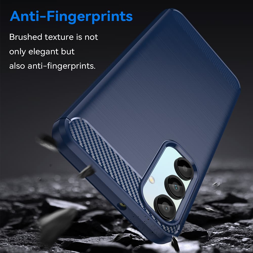 Techsuit Carbon Silicone pro Samsung Galaxy A16 4G A16 5G modrá - náhled 3
