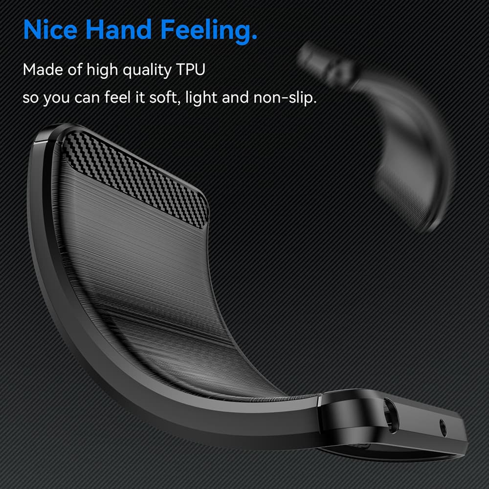Techsuit Carbon Silicone pro Samsung Galaxy A16 4G A16 5G černá - náhled 3