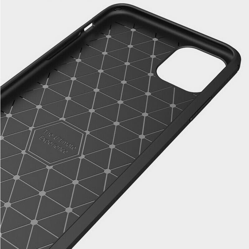 Techsuit Karbon Silikon iPhone 12 iPhone 12 Pro Černý - náhled 3