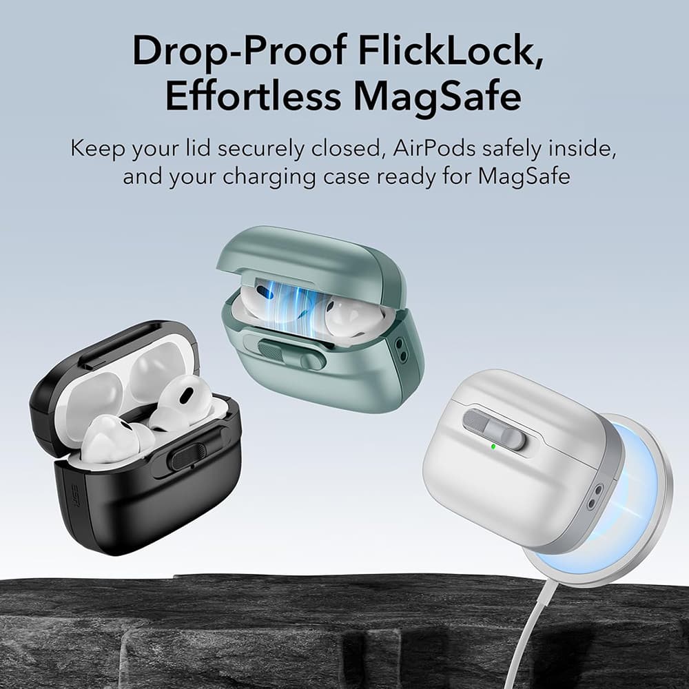 ESR Pulse Magnetic HaloLock pro Apple AirPods 4 modrá - náhled 3