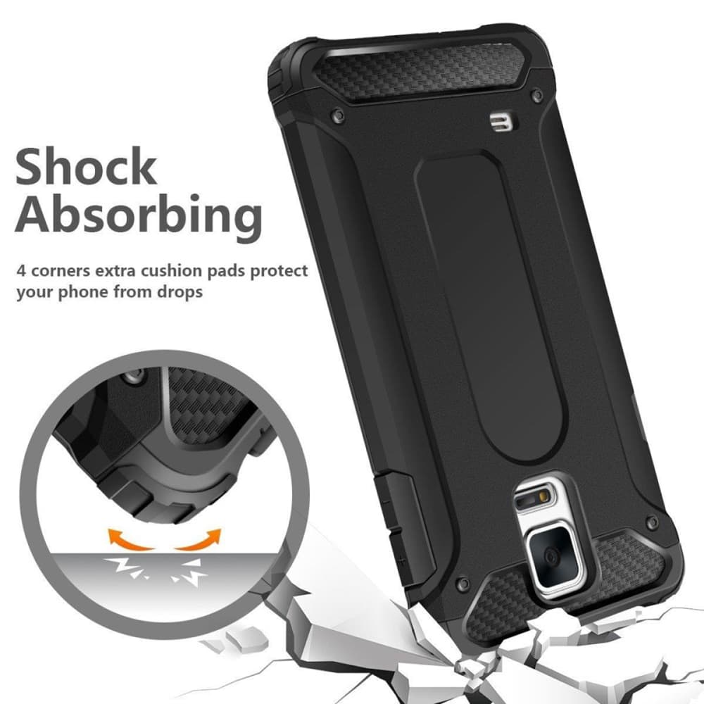 Techsuit Hybridní Ochrana Samsung Galaxy S5 G900 Black - náhled 3