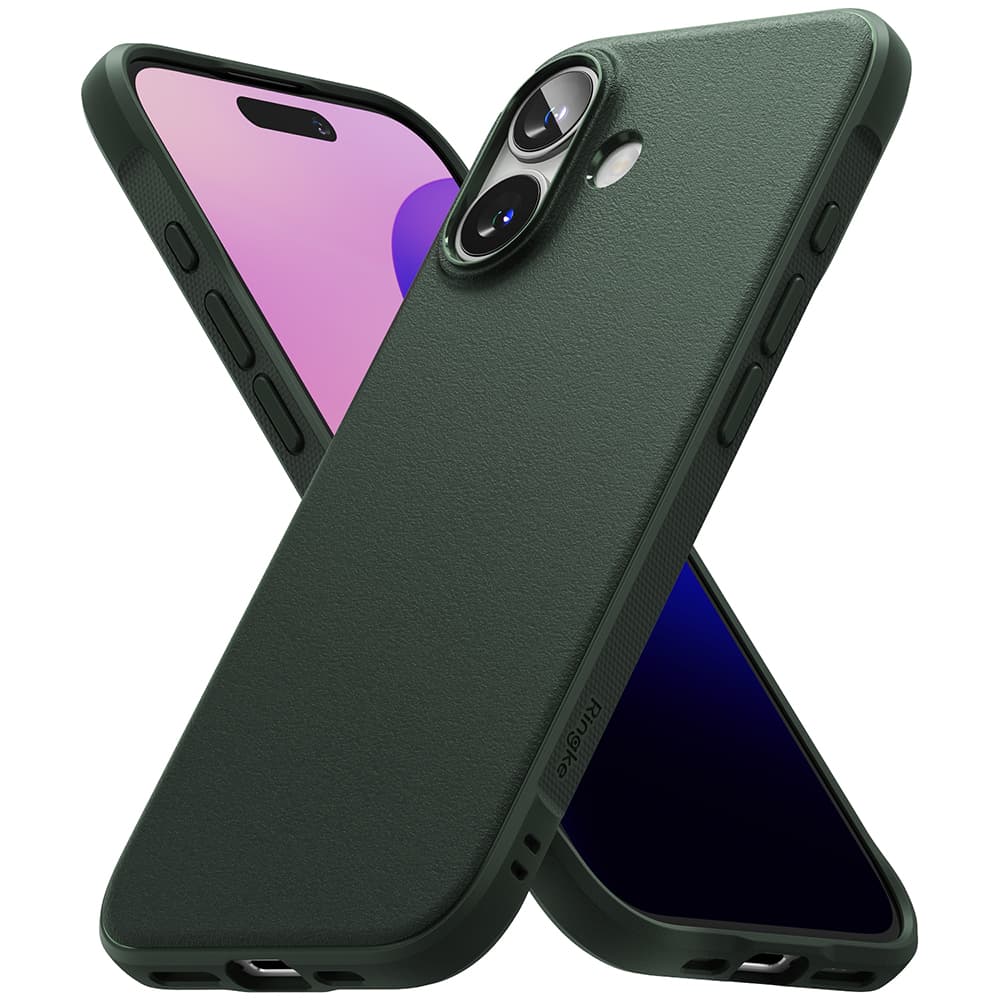 Pouzdro Ringke Onyx pro iPhone 16 Plus tmavě zelené - náhled 3