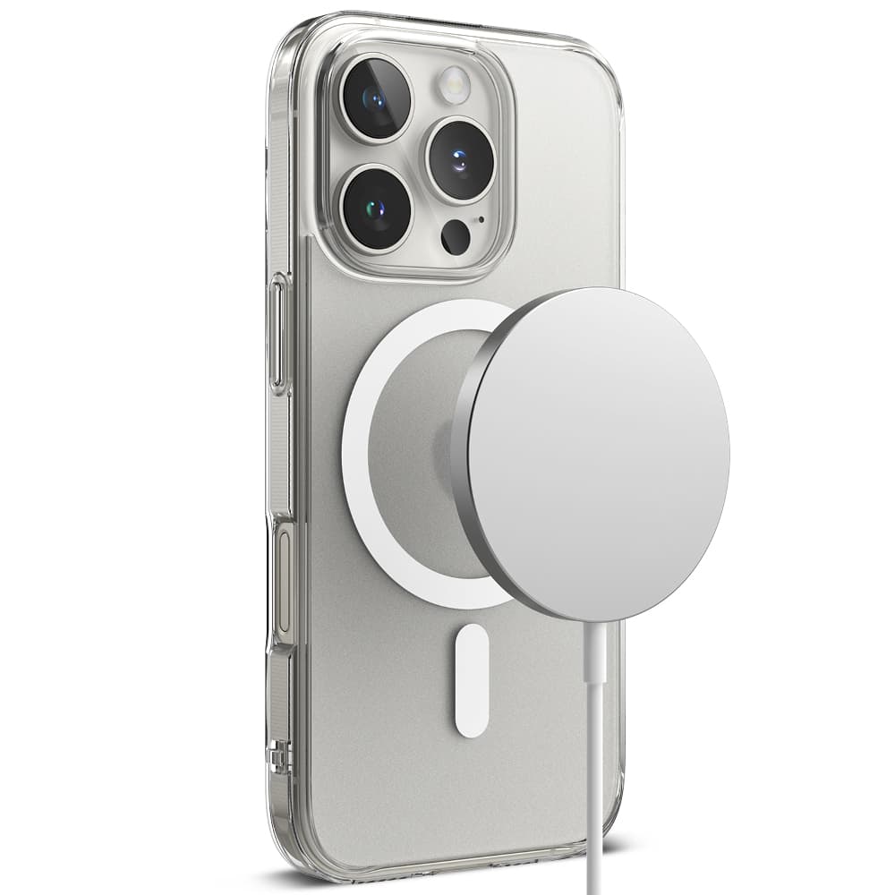Kryt Ringke Fusion MagSafe pro iPhone 16 Pro matně průhledný - náhled 3
