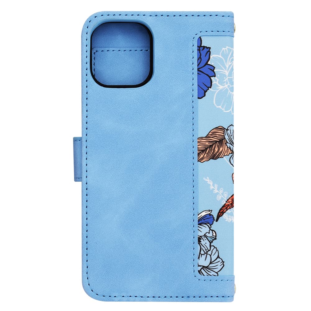 Techsuit Flipové pouzdro iPhone 12 12 Pro Zářivě modrá - náhled 3