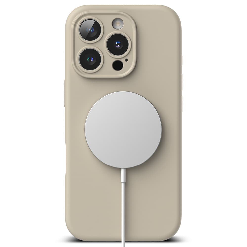 Ringke silikonové magnetické MagSafe iPhone 16 Pro Max kámen - náhled 3
