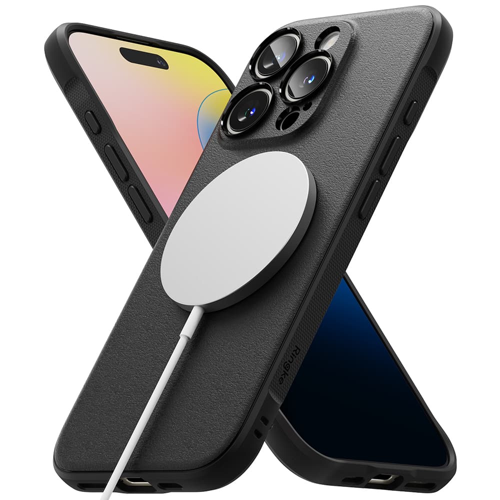 Kryt Ringke Onyx MagSafe pro iPhone 16 Pro Max černý - náhled 3