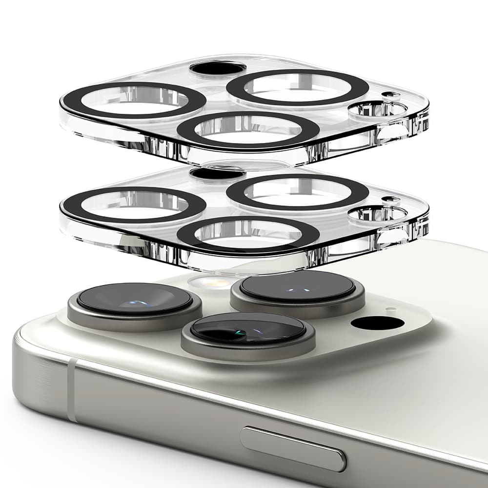 Ringke ochranné sklo kamery 2 kusy iPhone 16 Pro iPhone 16 Pro Max čiré - náhled 3