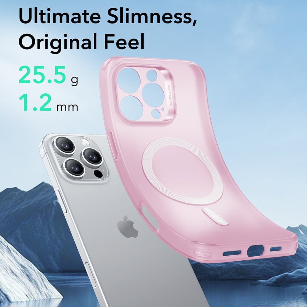 ESR Zero HaloLock pro iPhone 16 Pro Max v matné růžové - náhled 3