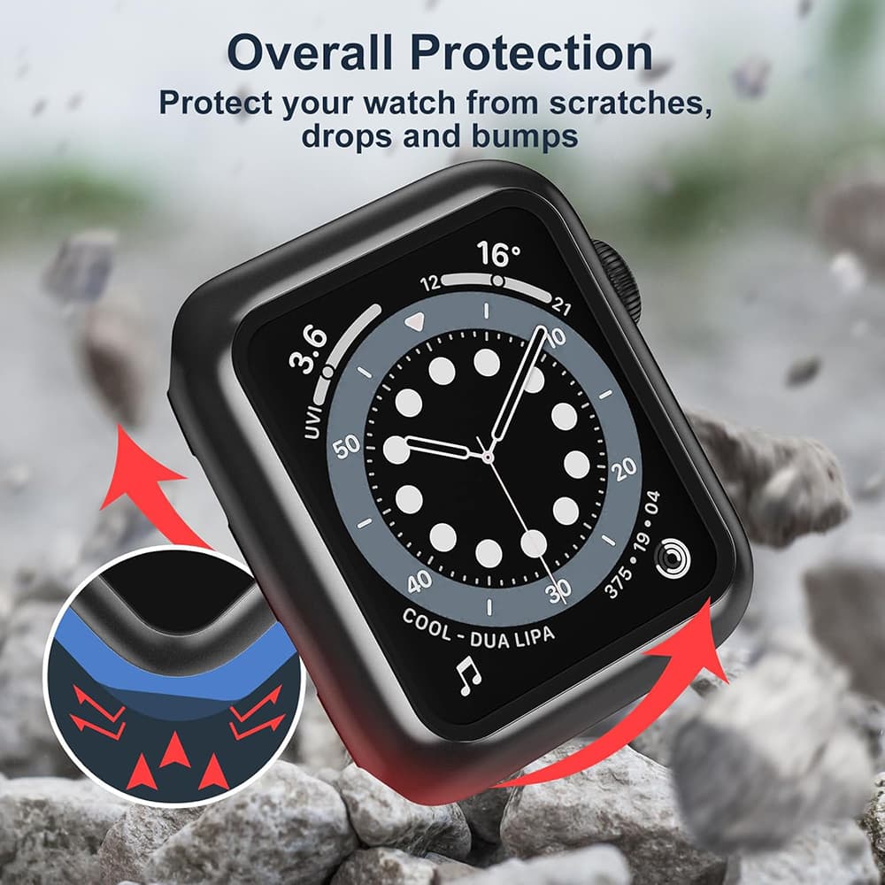 Techsuit Defense360 Pro pro Apple Watch 1 2 3 (42mm) černá - náhled 3