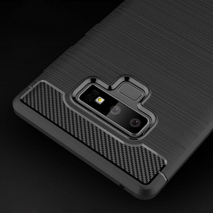 Techsuit Karbon Silikon Samsung Galaxy Note 9 Černý - náhled 3