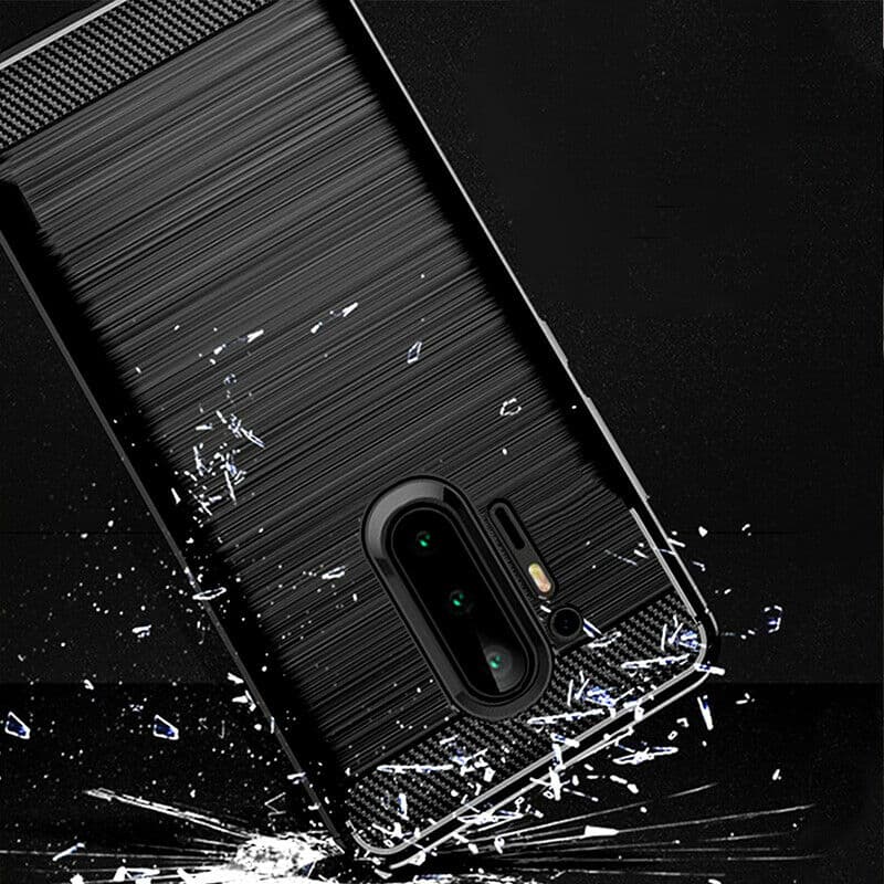 Techsuit Karbon Silikon OnePlus 8 Pro Černý - náhled 3