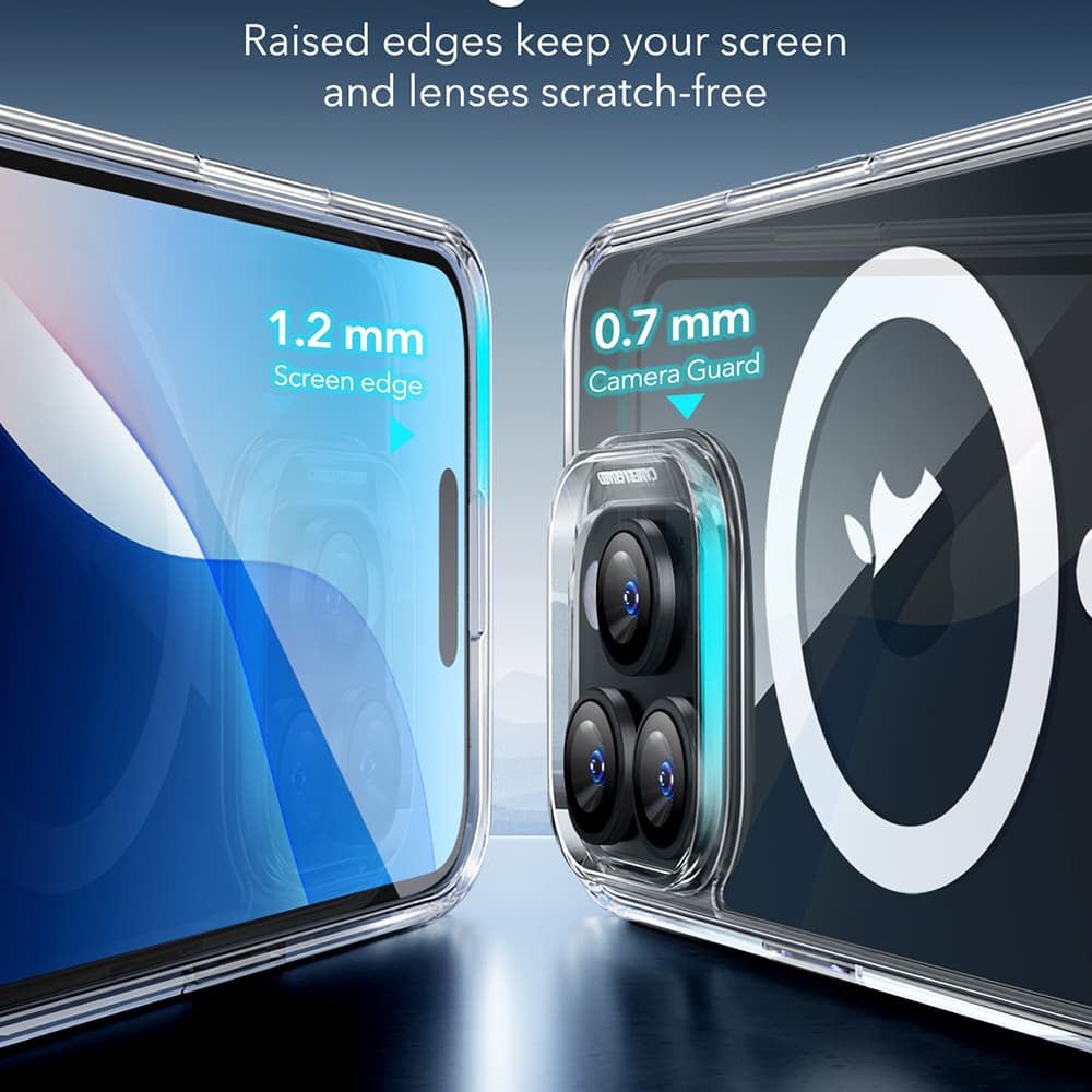 ESR Classic Hybrid HaloLock iPhone 16 Pro Průhledný - náhled 3