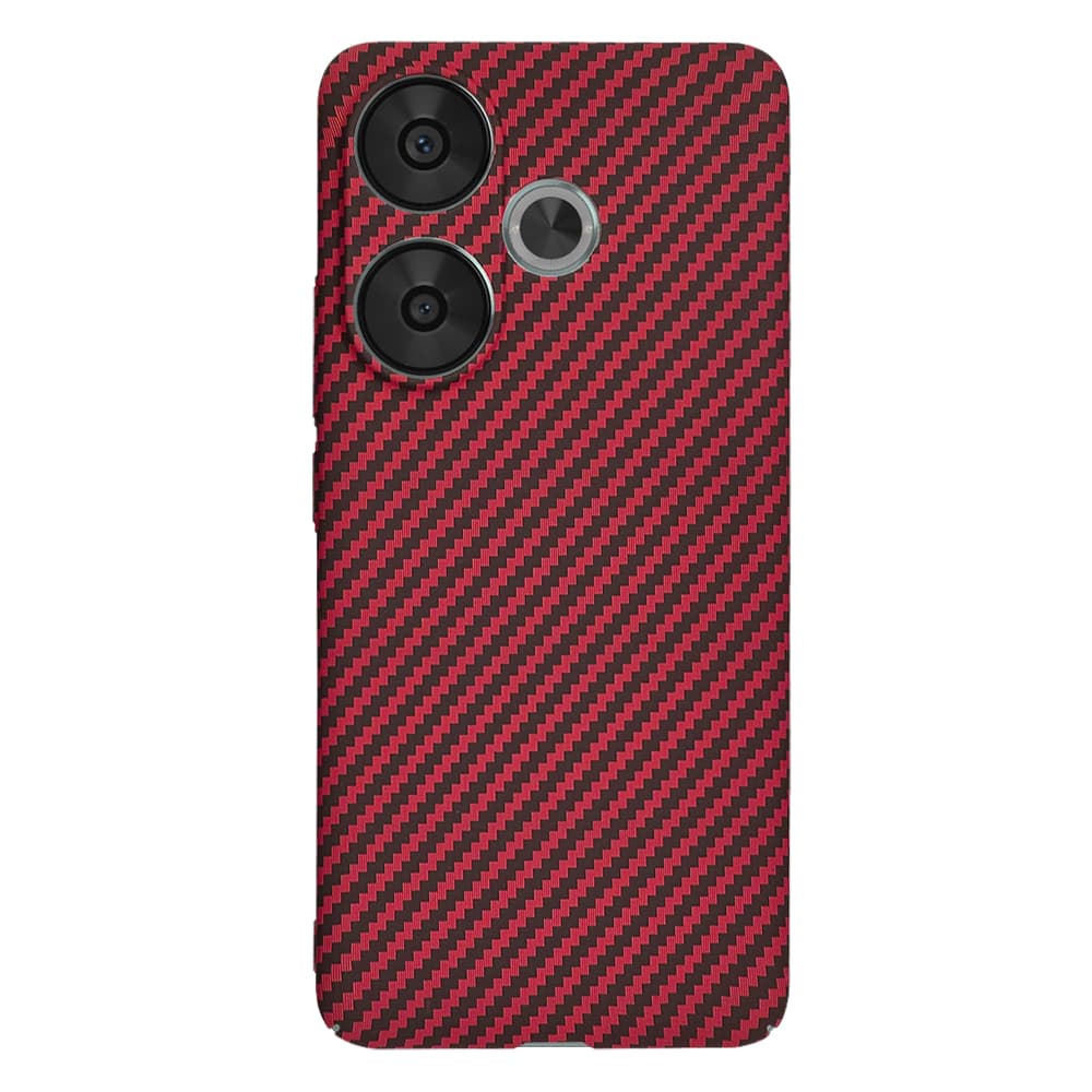 Techsuit Carbonite FiberShell pouzdro Xiaomi Poco F6 Red - náhled 3