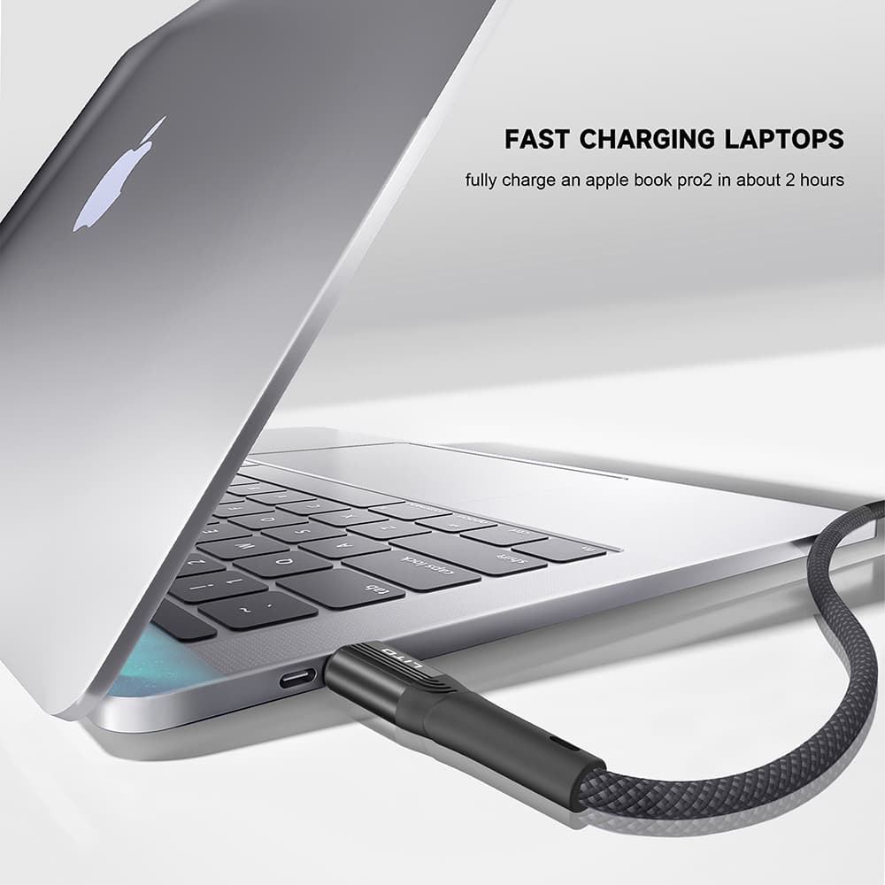 Lito Data Cable LD14 USB na Type-C Rychlonabíjecí 60W 480Mbps Nylon 1m Černá - náhled 3
