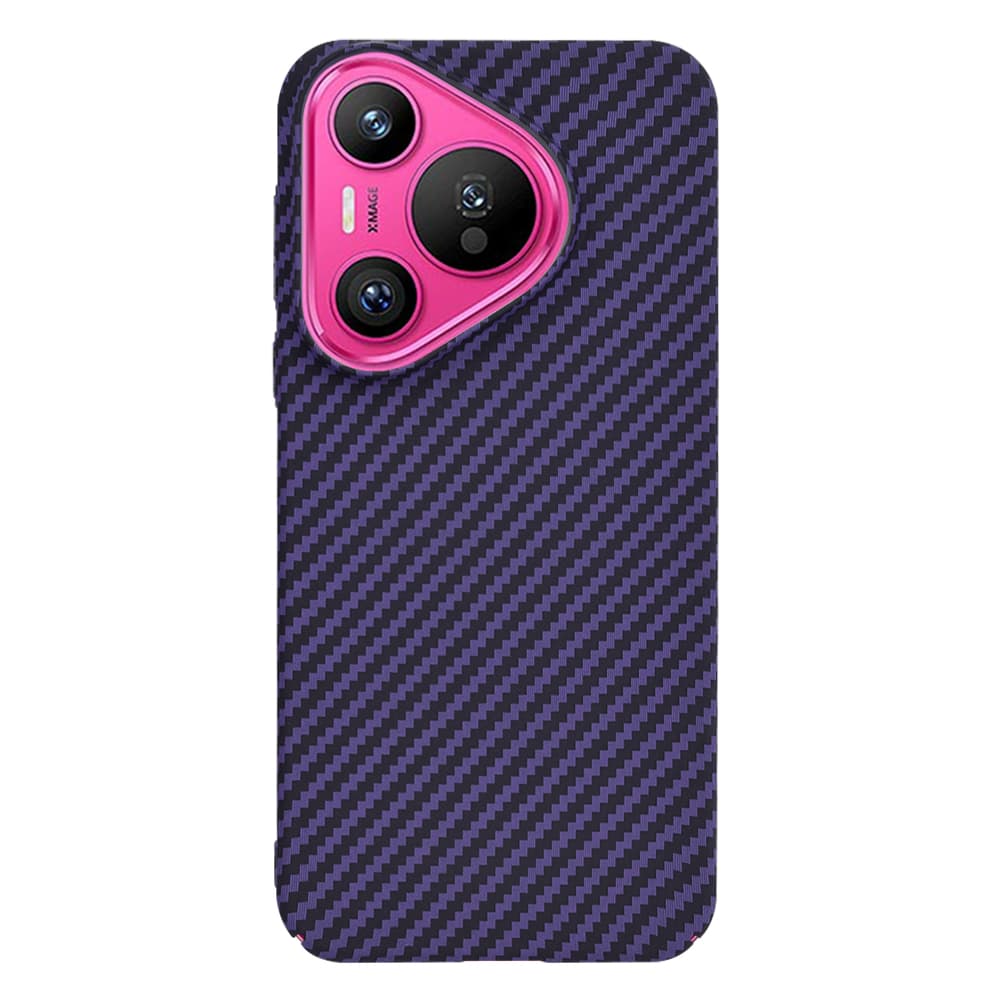 Techsuit Karbonitový kryt Huawei Pura 70 Fialový - náhled 3