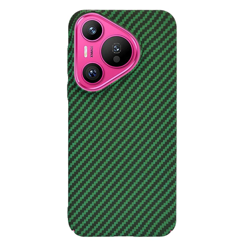 Techsuit Carbonite FiberShell kryt na Huawei Pura 70 zelený - náhled 3