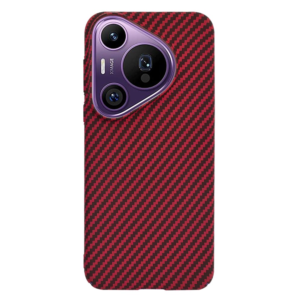 Obal Techsuit Carbonite FiberShell Huawei Pura 70 Pro Red - náhled 3