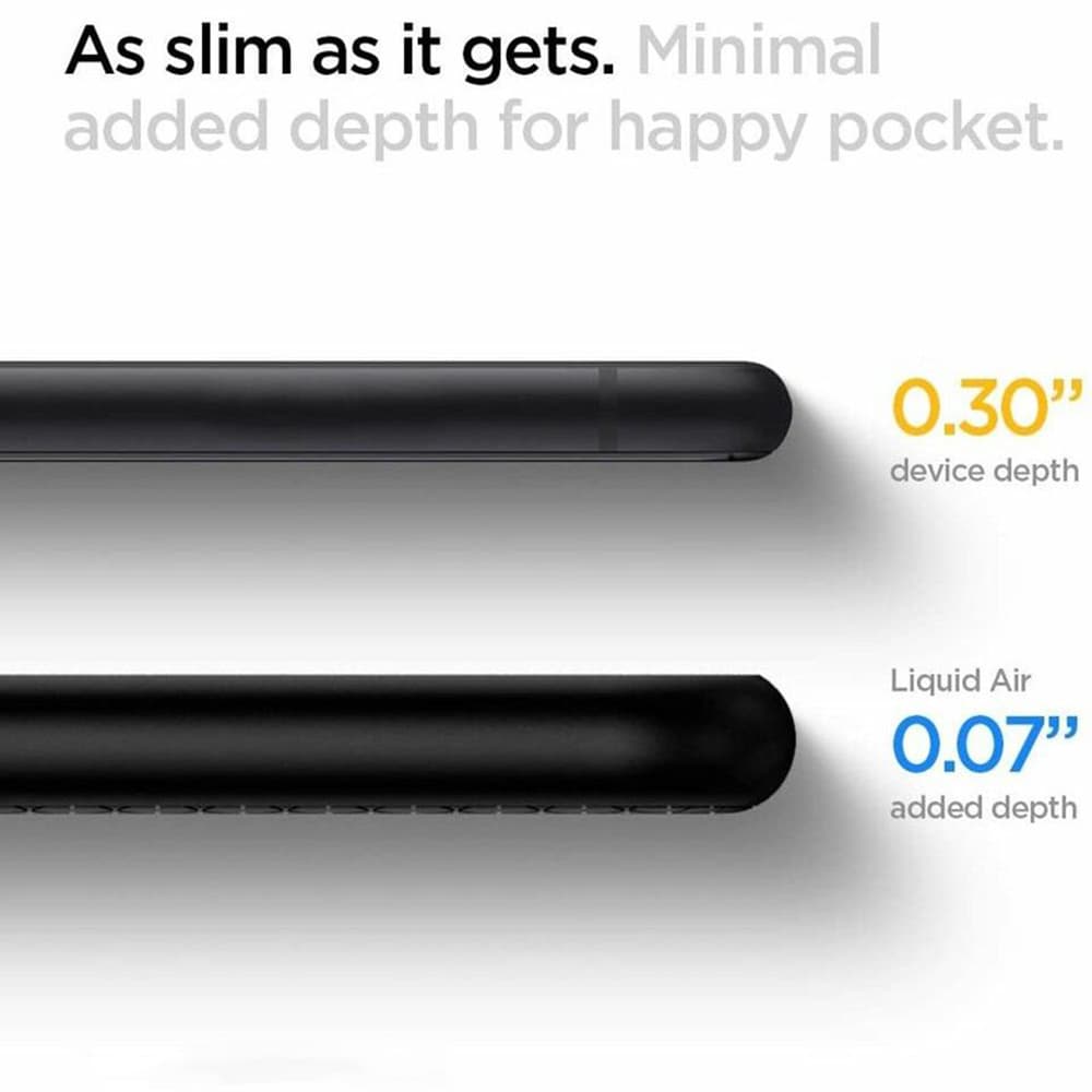 Spigen Liquid Air iPhone 7 8 SE 2020 2022 Černá - náhled 3