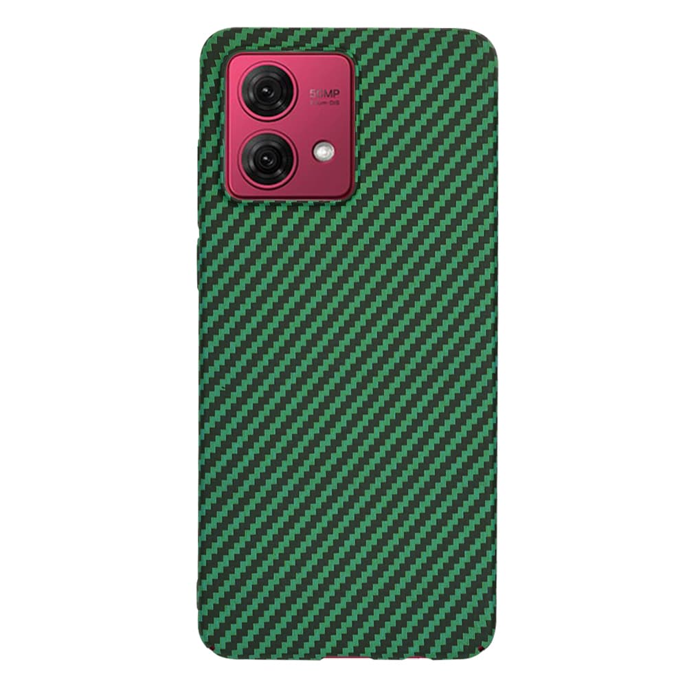 Techsuit Carbonite FiberShell kryt Motorola Moto G84 zelený - náhled 3