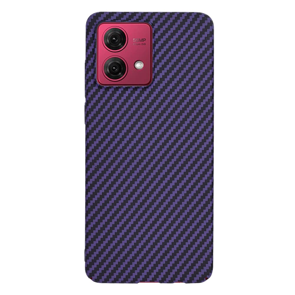 Techsuit Carbonite FiberShell Motorola Moto G84 fialová - náhled 3