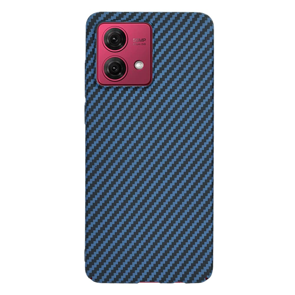 Pouzdro Techsuit Carbonite FiberShell Motorola Moto G84 Cyan - náhled 3