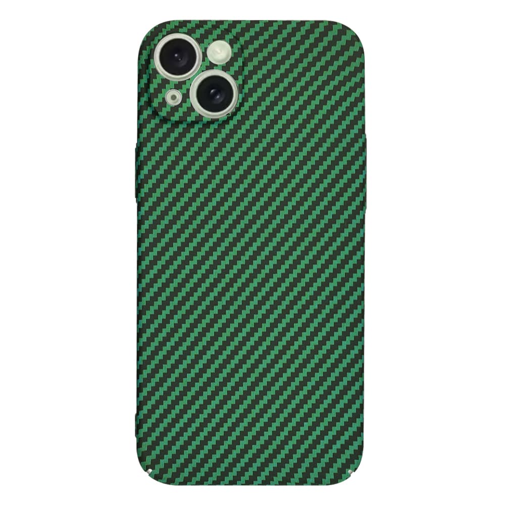 Techsuit Carbonite FiberShell pro iPhone 15 Plus zelený - náhled 3