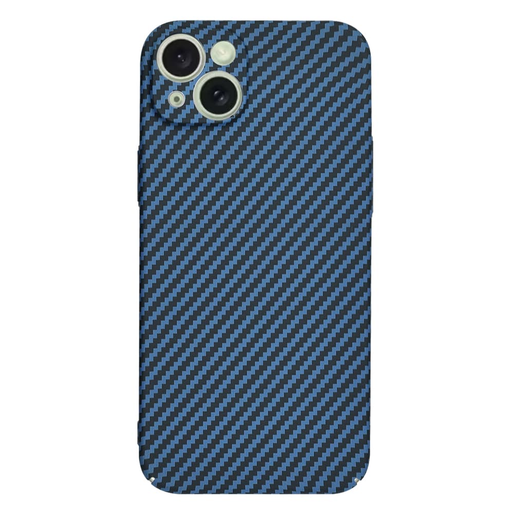 Techsuit Carbonite FiberShell pro iPhone 15 Plus v tyrkysové barvě - náhled 3