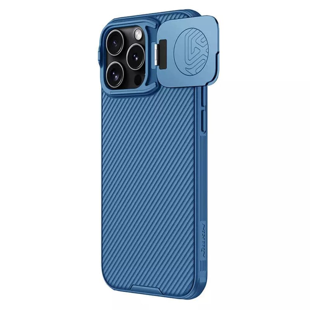 Nillkin CamShield Prop iPhone 16 Pro modrý - náhled 3
