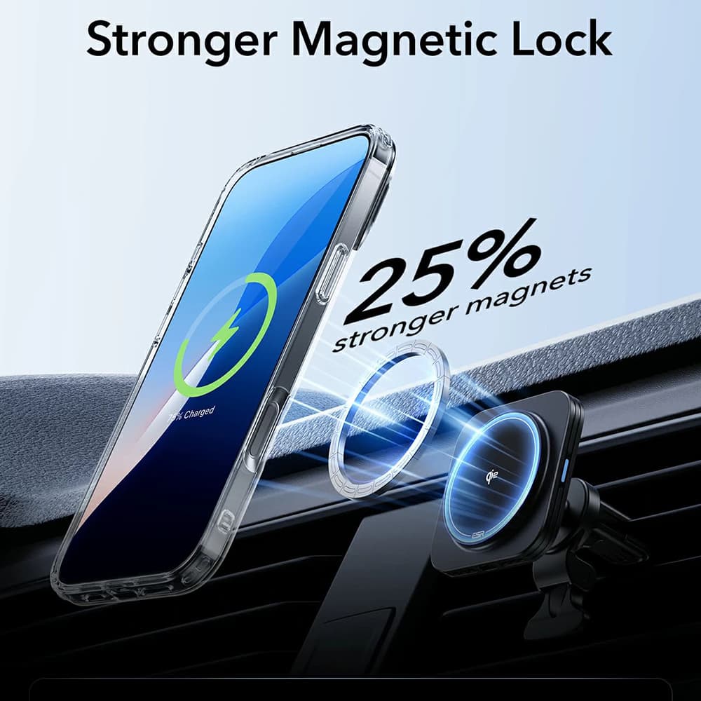 ESR HaloLock Kickstand iPhone 16 Pro Max Čirá Černá - náhled 3