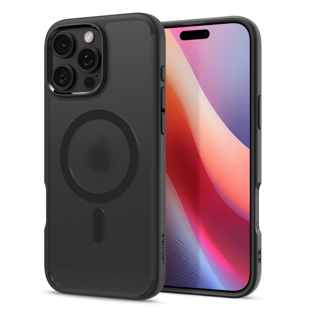 Spigen Ultra Hybrid MagSafe pro iPhone 16 Pro v černé mrazivé barvě - náhled 3