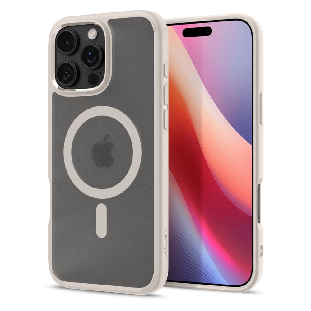Spigen Ultra Hybrid MagSafe iPhone 16 Pro Max v přírodní titanové barvě - náhled 3