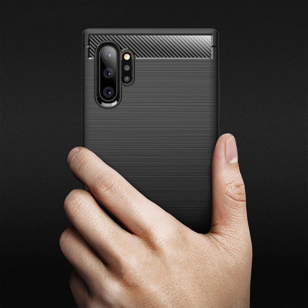 Techsuit Karbon Samsung Galaxy Note 10 Plus 4G 5G Černá - náhled 3