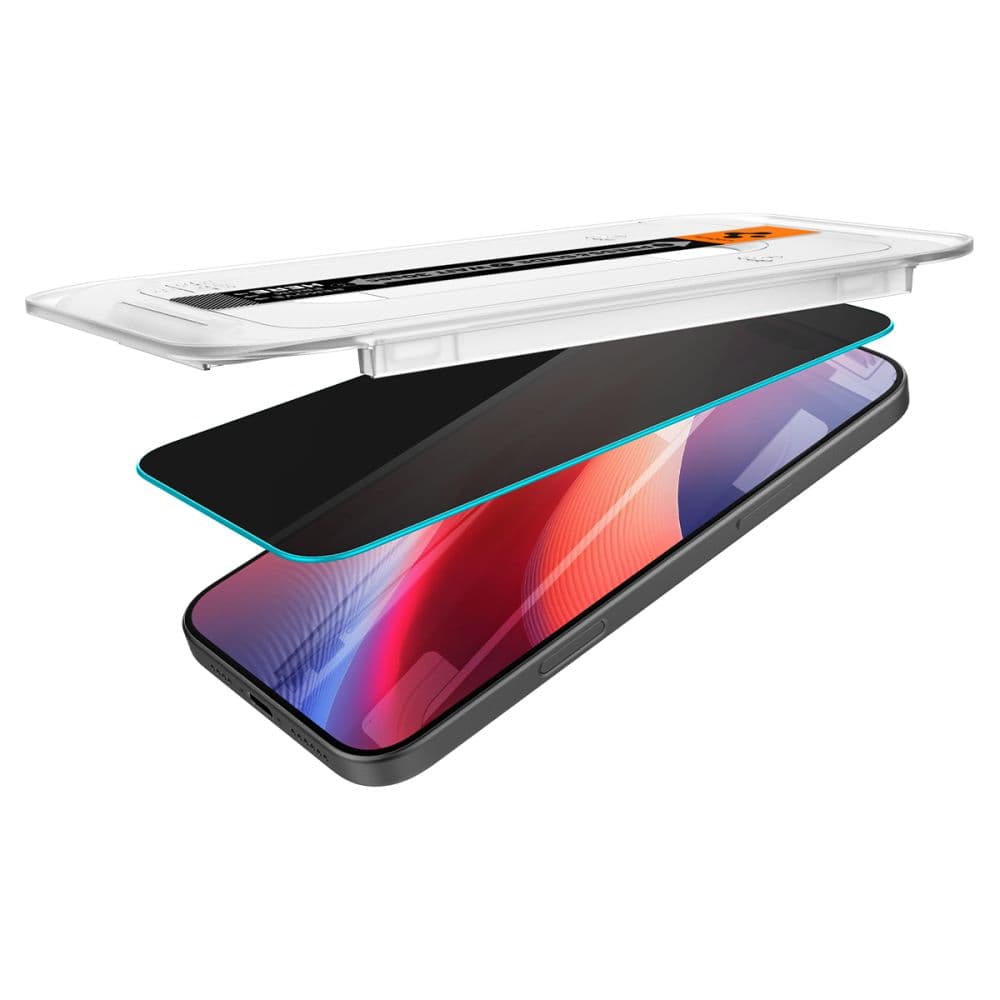 Spigen Glas.tR EZ-FIT 2 ks iPhone 16 Pro Max iPhone 17 Pro Max Privacy - náhled 3